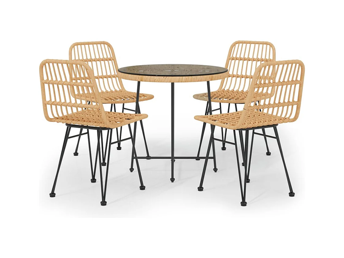 Geira  5-delige Tuinset poly rattan