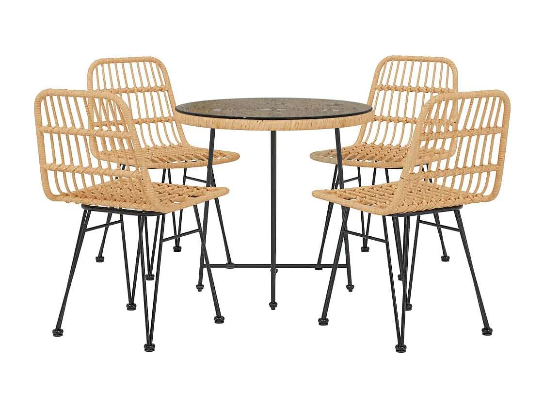 Geira  5-delige Tuinset poly rattan