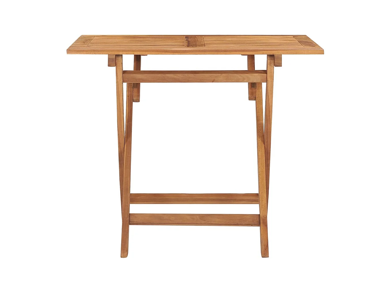 Glabbeek  Ensemble à manger d'extérieur pliable 5 pcs Bois solide de teck