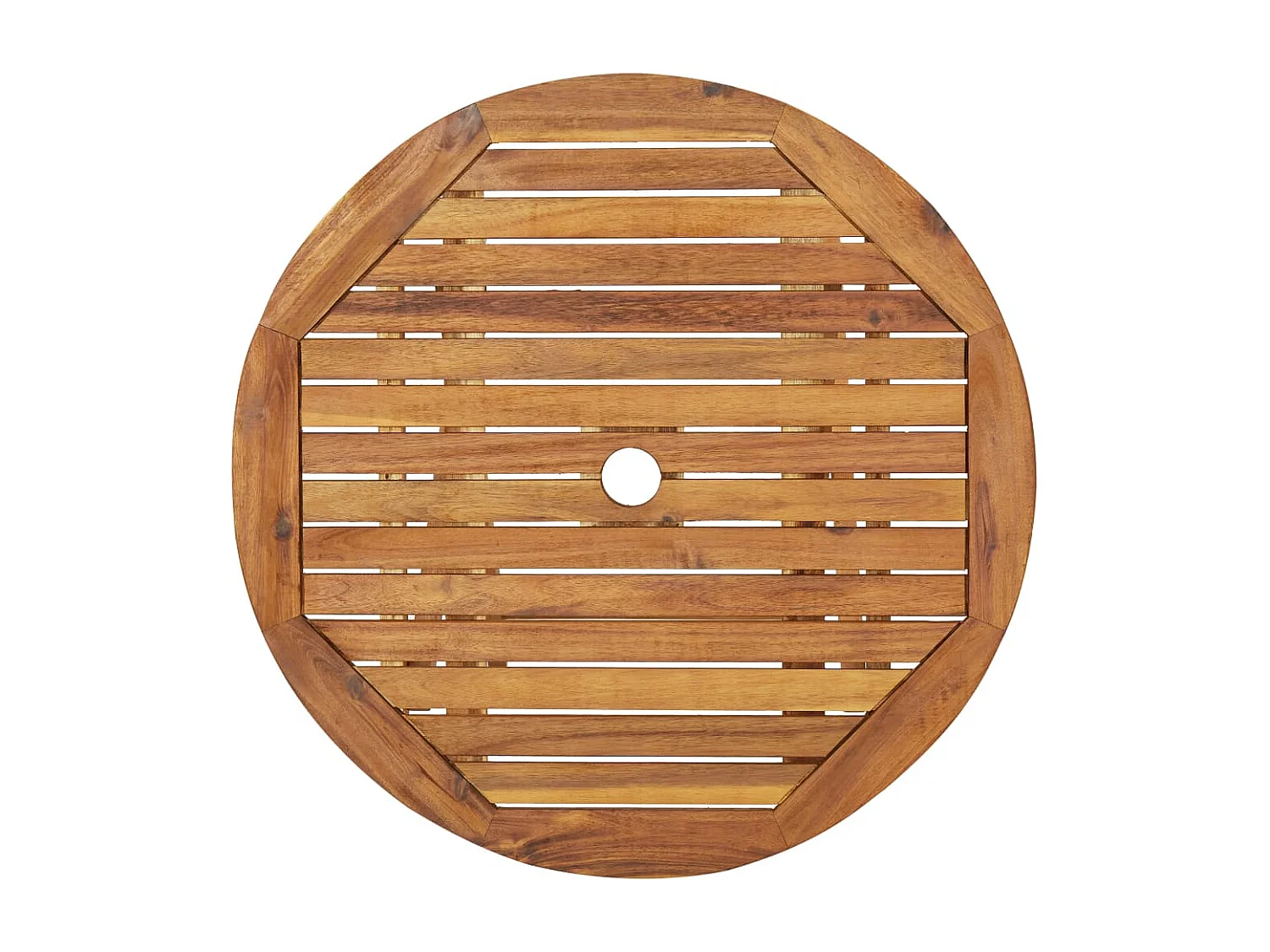 Aghaboe  Ensemble à manger de jardin pliable 3 pcs Bois d'acacia solide