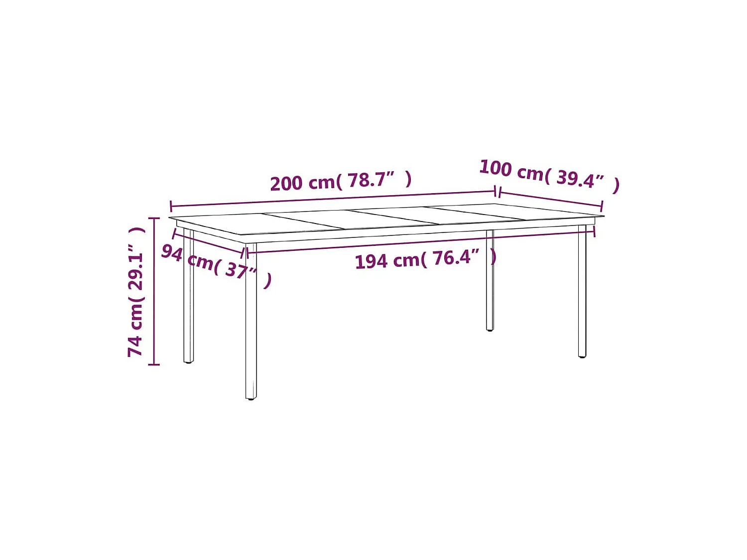 Eliseo  9-delige Tuinset met kussens grijs en zwart