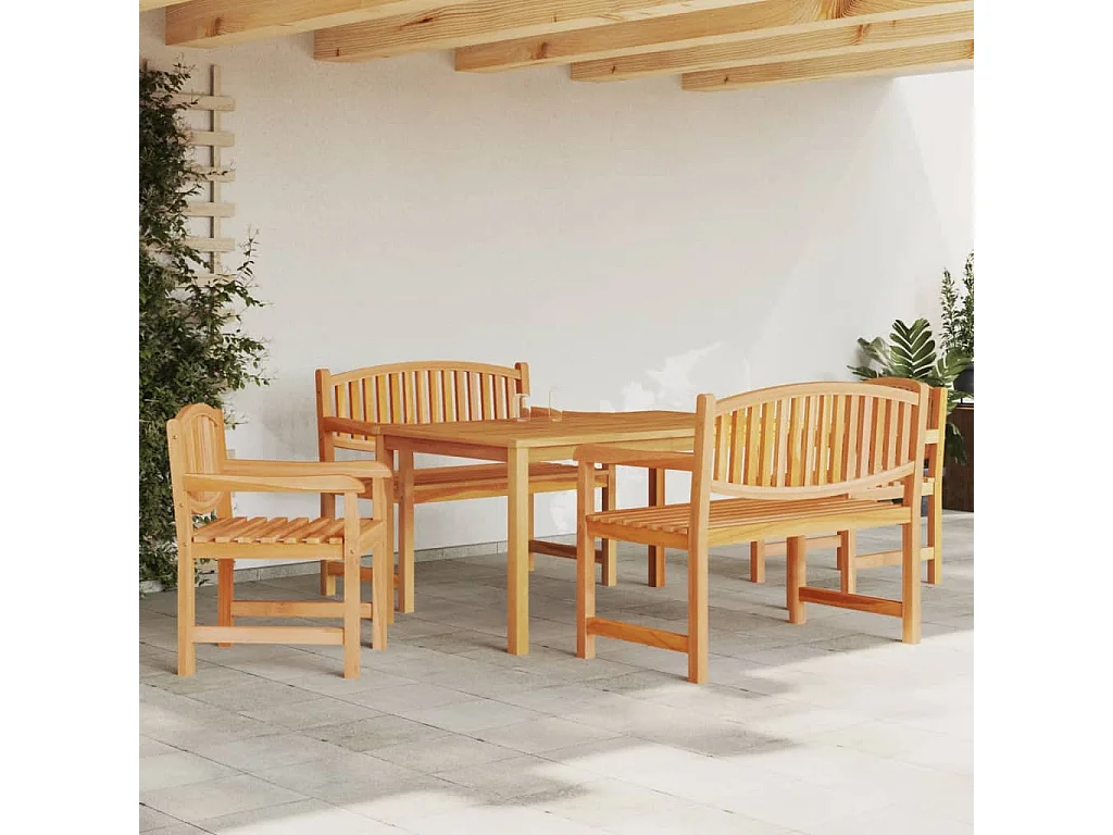 Prolenta Premium -  5-delige Tuinset massief teakhout