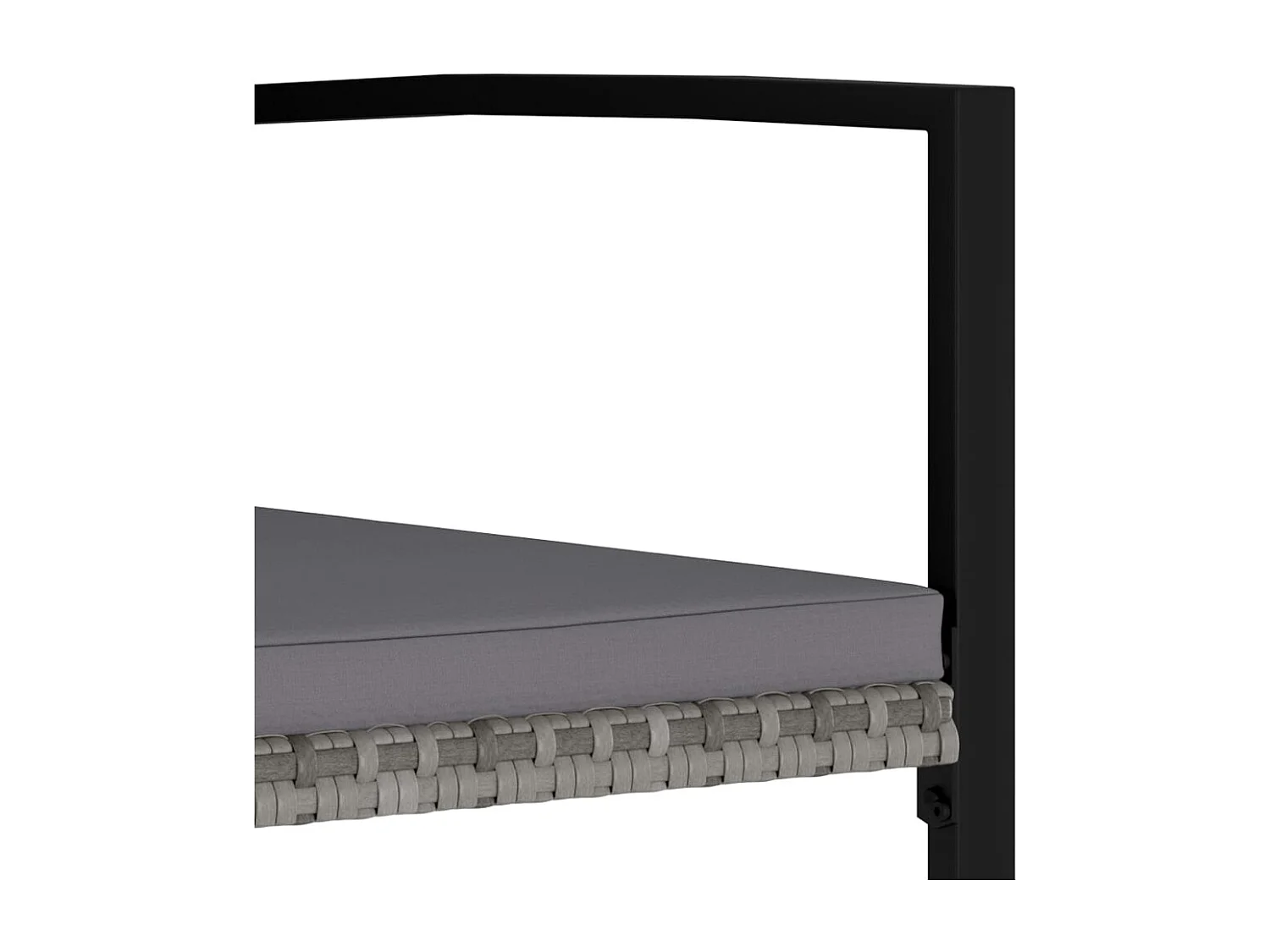 Vinderup  5-delige Tuinset poly rattan grijs