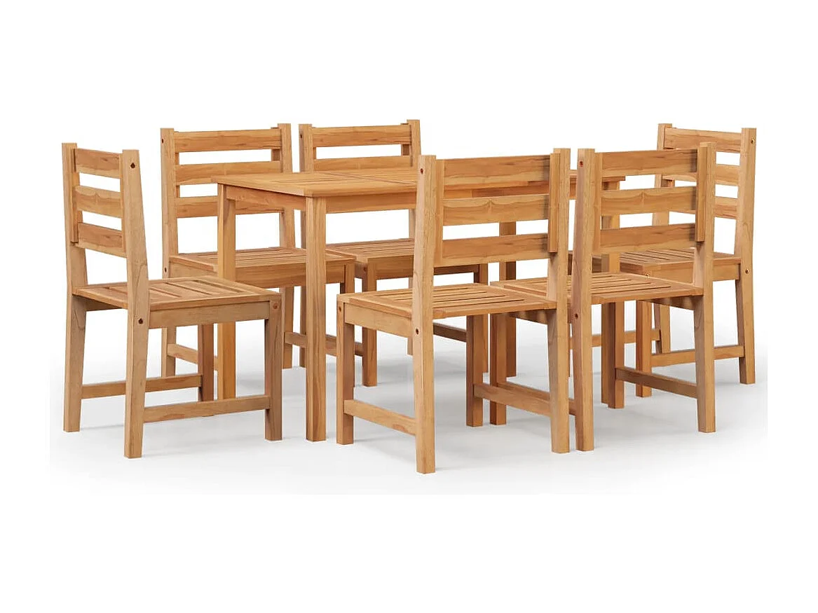 Prolenta Premium -  7-delige Tuinset massief teakhout