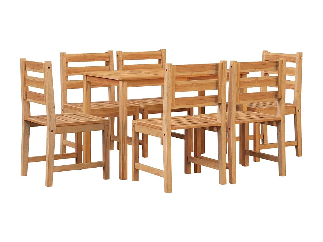 Prolenta Premium -  7-delige Tuinset massief teakhout