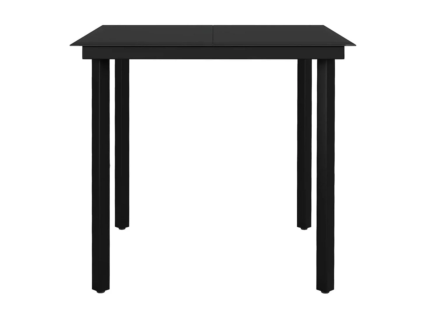 Santa Rosa  Juego de comedor de jardín 3 piezas gris oscuro