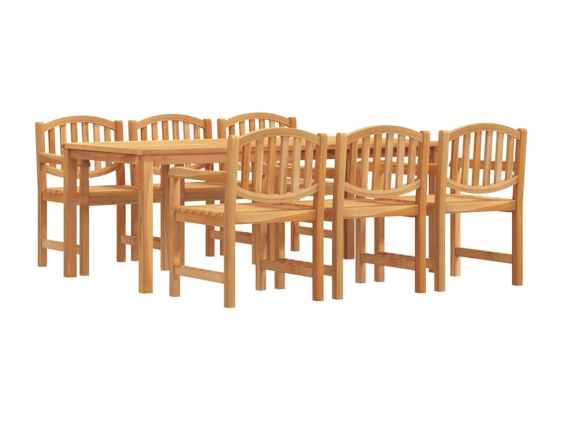 Prolenta Premium -  7-delige Tuinset massief teakhout