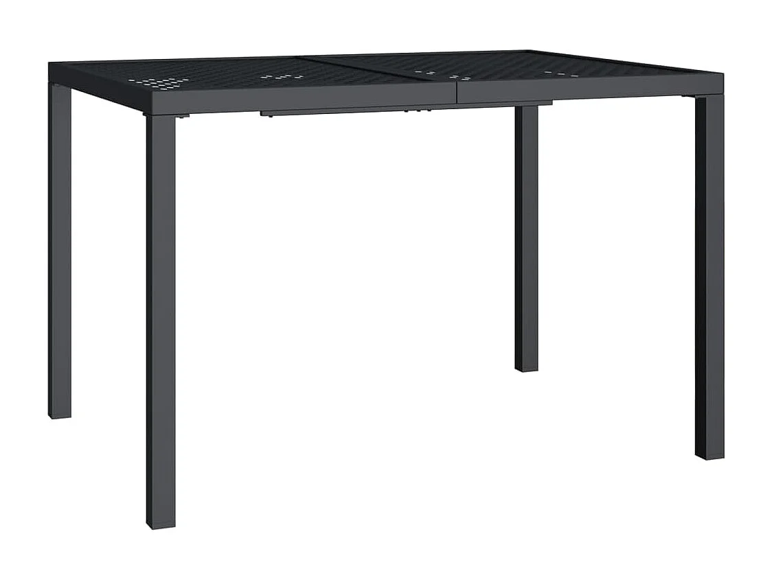 Prolenta Premium -  Juego de comedor de jardín 3 piezas acero gris antracita