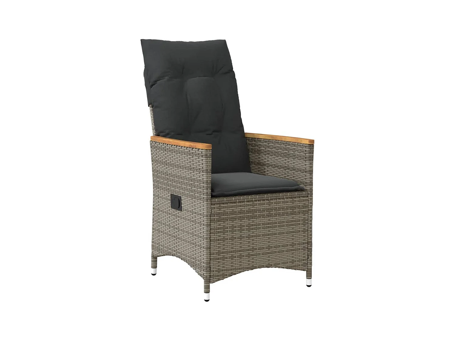 Staunton  Ensemble à manger de jardin 9 pcs coussins gris résine tressée