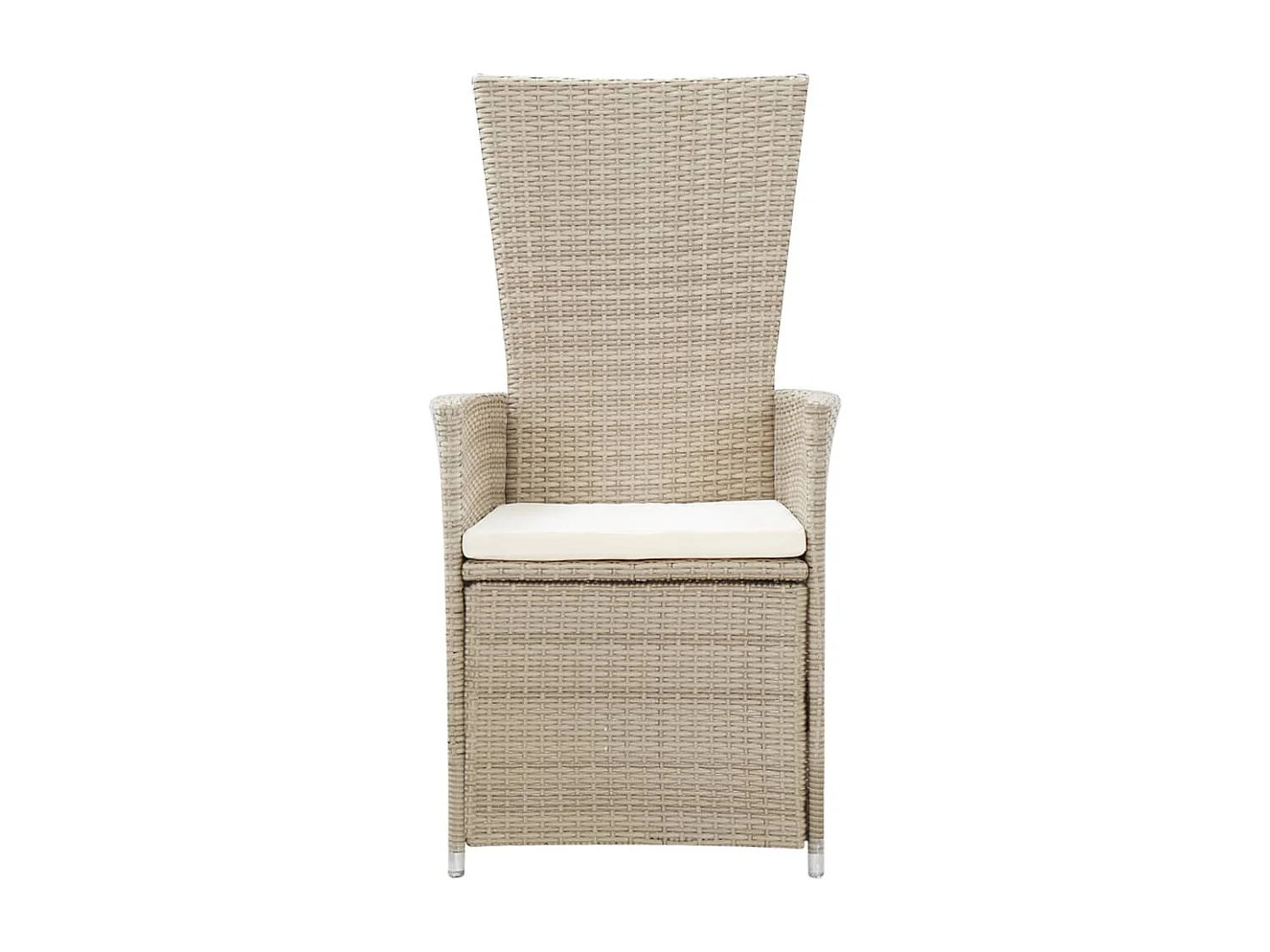 Florissant  Ensemble à manger de jardin avec coussins 7 pcs Beige