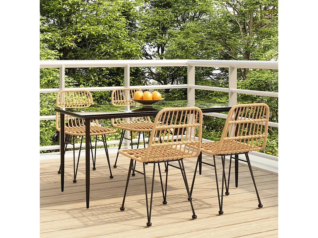 Eden Prairie  5-delige Tuinset poly rattan