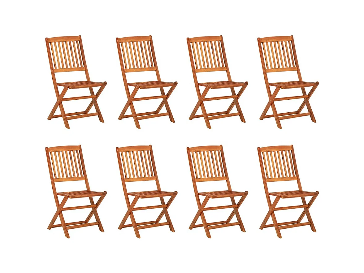 Jersey Village  Ensemble à manger de jardin 9 pcs 220x90x75 cm bois d'acacia