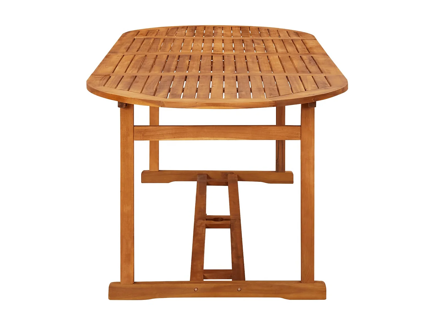 Jersey Village  Ensemble à manger de jardin 9 pcs 220x90x75 cm bois d'acacia