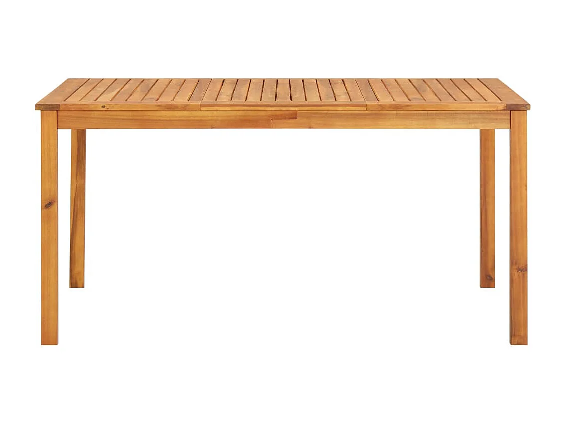 Bourges  Ensemble à manger d'extérieur 3 pcs et coussins Acacia solide