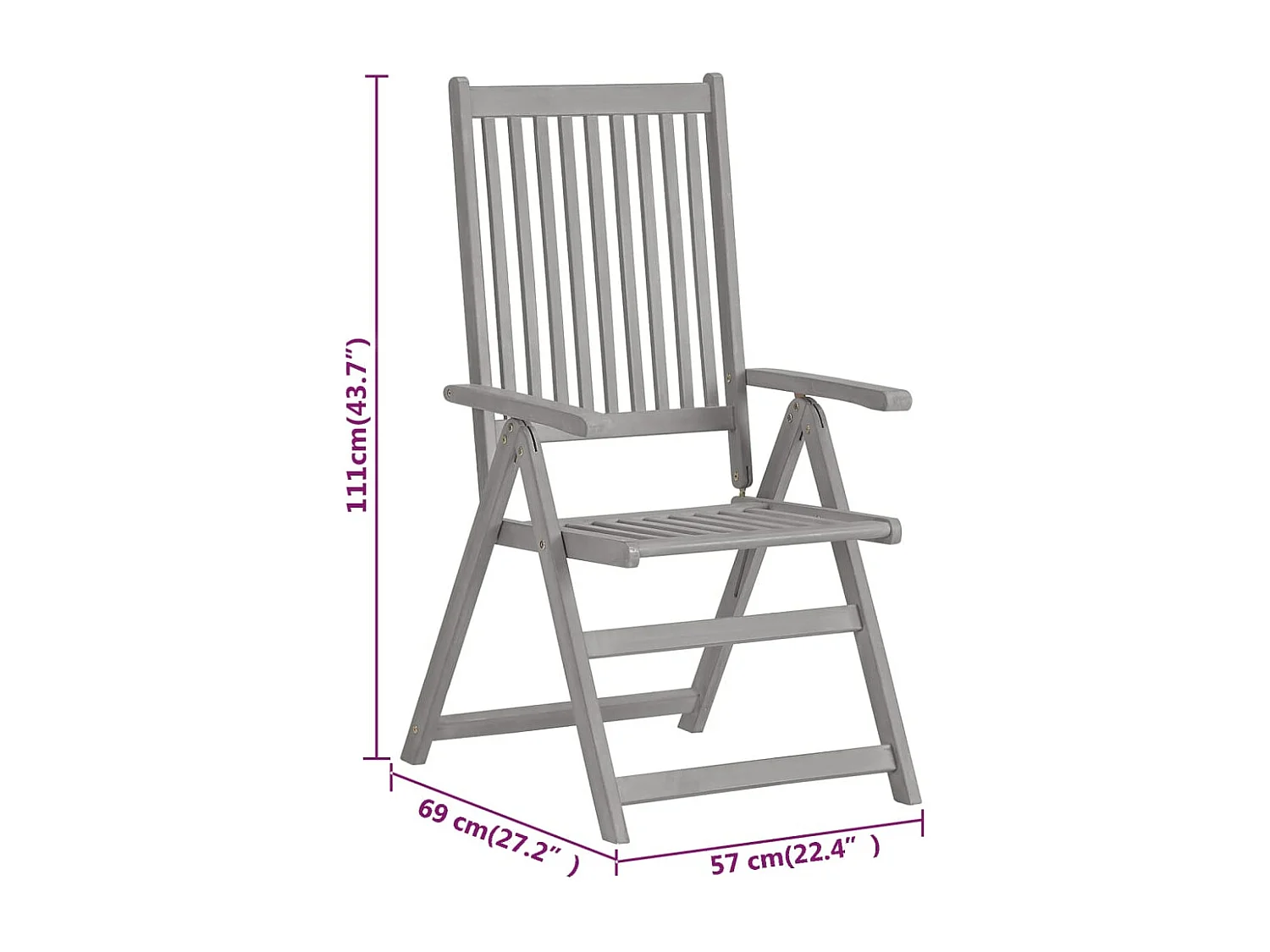 Dylrik  Ensemble à manger de jardin 5 pcs Bois d'acacia massif