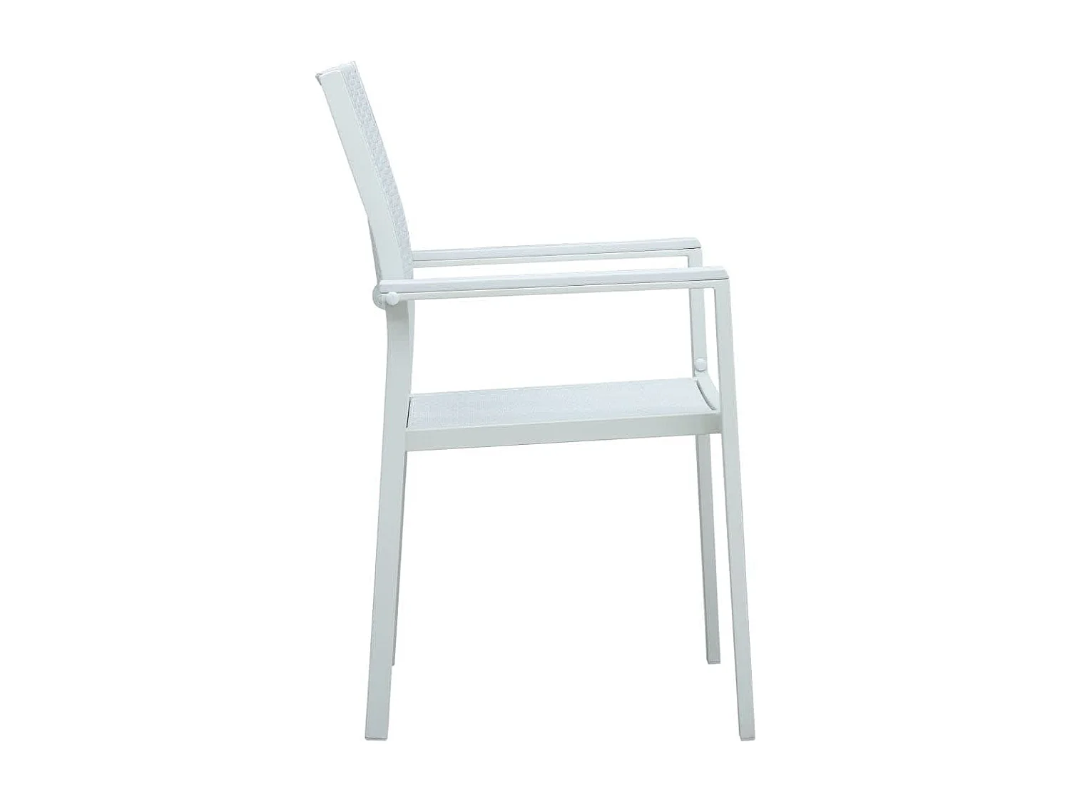 Ullira  Ensemble à manger de jardin 9 pcs Blanc