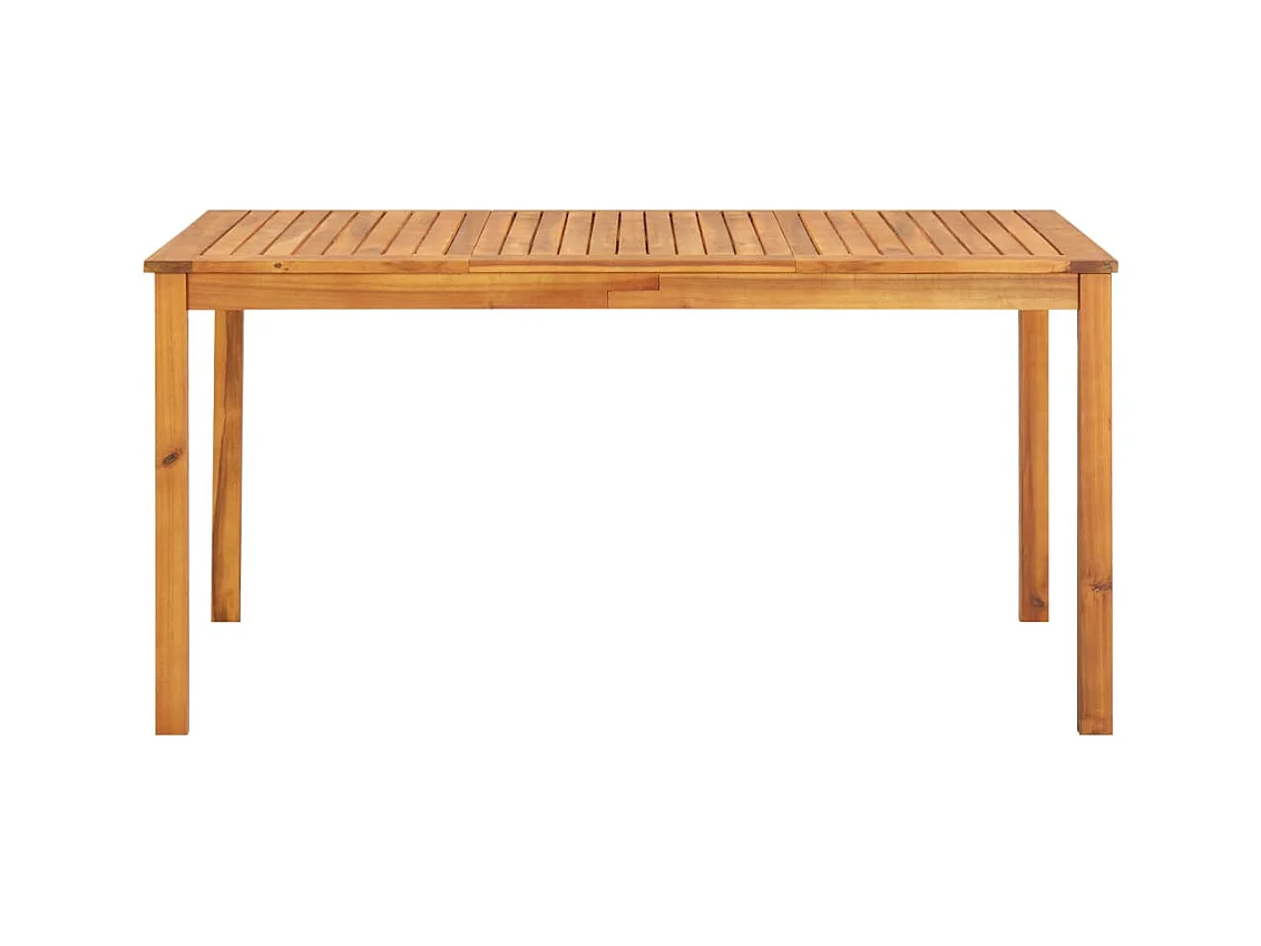 Bourges  Ensemble à manger d'extérieur 3 pcs et coussins Acacia solide