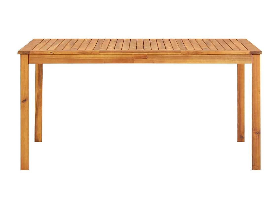 Bourges  Ensemble à manger d'extérieur 3 pcs et coussins Acacia solide