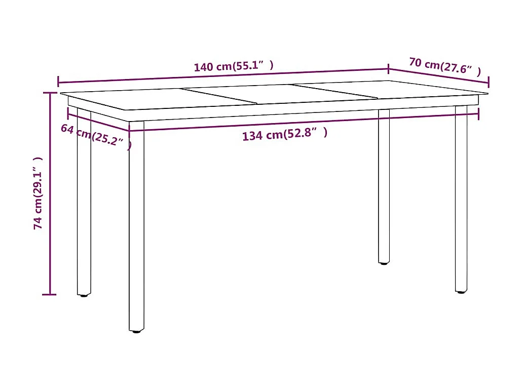 Zevrik  Juego de comedor de jardín 5 piezas con cojines negro