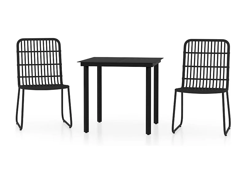 Welcome  3-delige Tuinset zwart