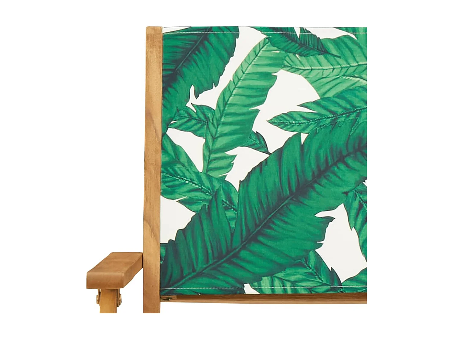 China Grove  Ensemble à manger de jardin 5 pcs motif de feuilles tissu bois