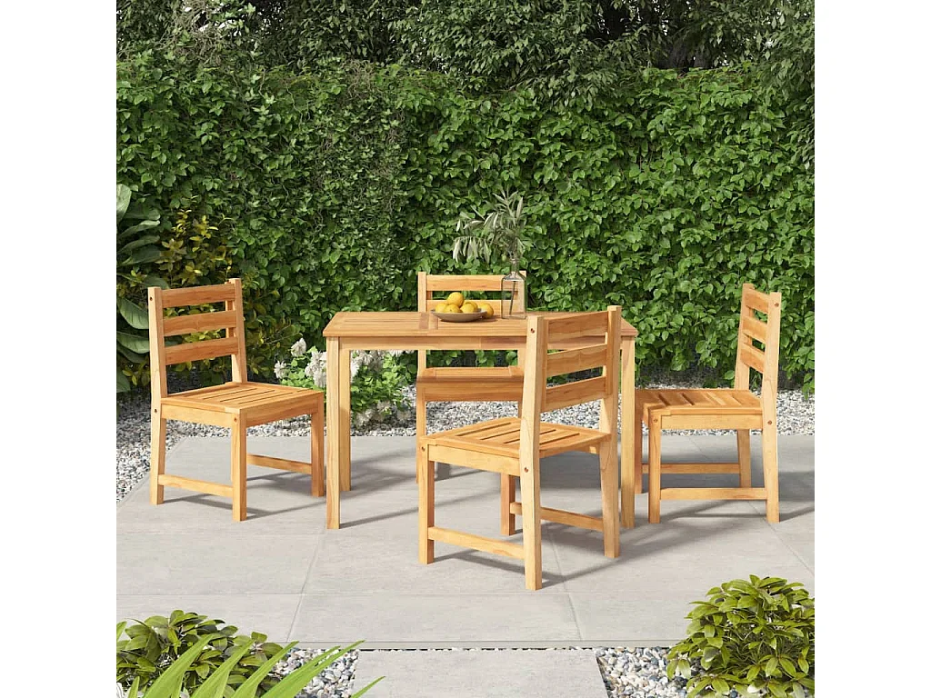 Prolenta Premium -  5-delige Tuinset massief teakhout