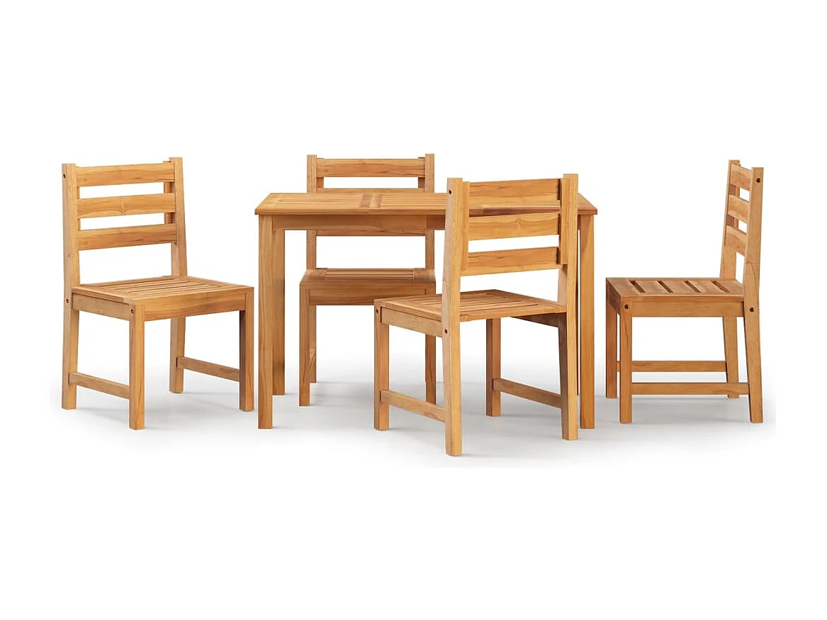 Prolenta Premium -  5-delige Tuinset massief teakhout