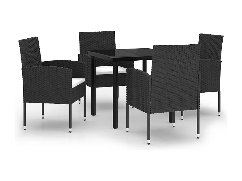 Lara  5-delige Tuinset zwart