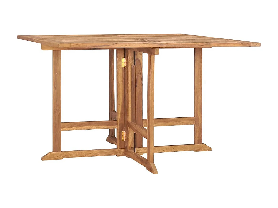 Prolenta Premium -  Set de comedor de jardín plegable 5 pzas madera maciza de teca