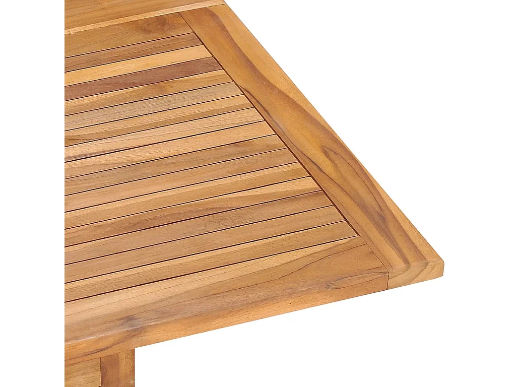 Prolenta Premium -  Set de comedor de jardín plegable 5 pzas madera maciza de teca