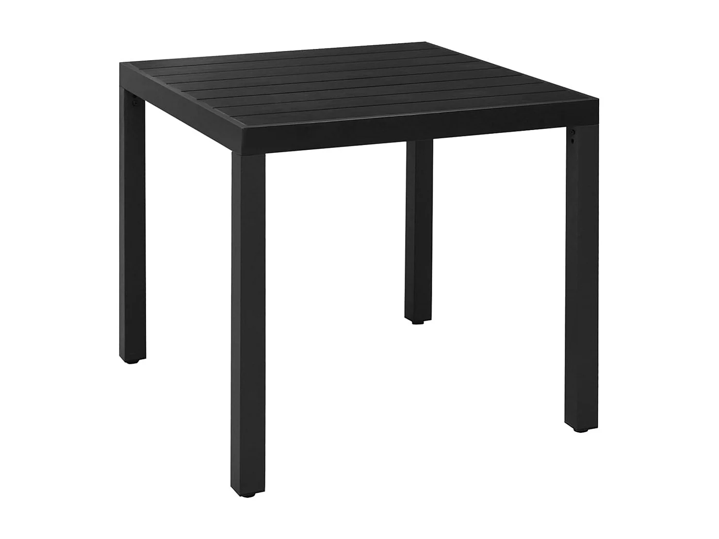 Garden Furniture -  Ensemble à manger de jardin 3 pcs noir