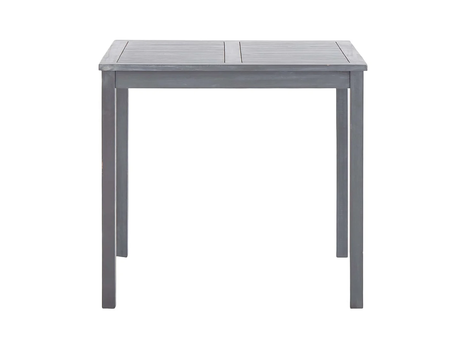 Garden Furniture -  Ensemble à manger de jardin 5 pcs Bois d'acacia massif Gris