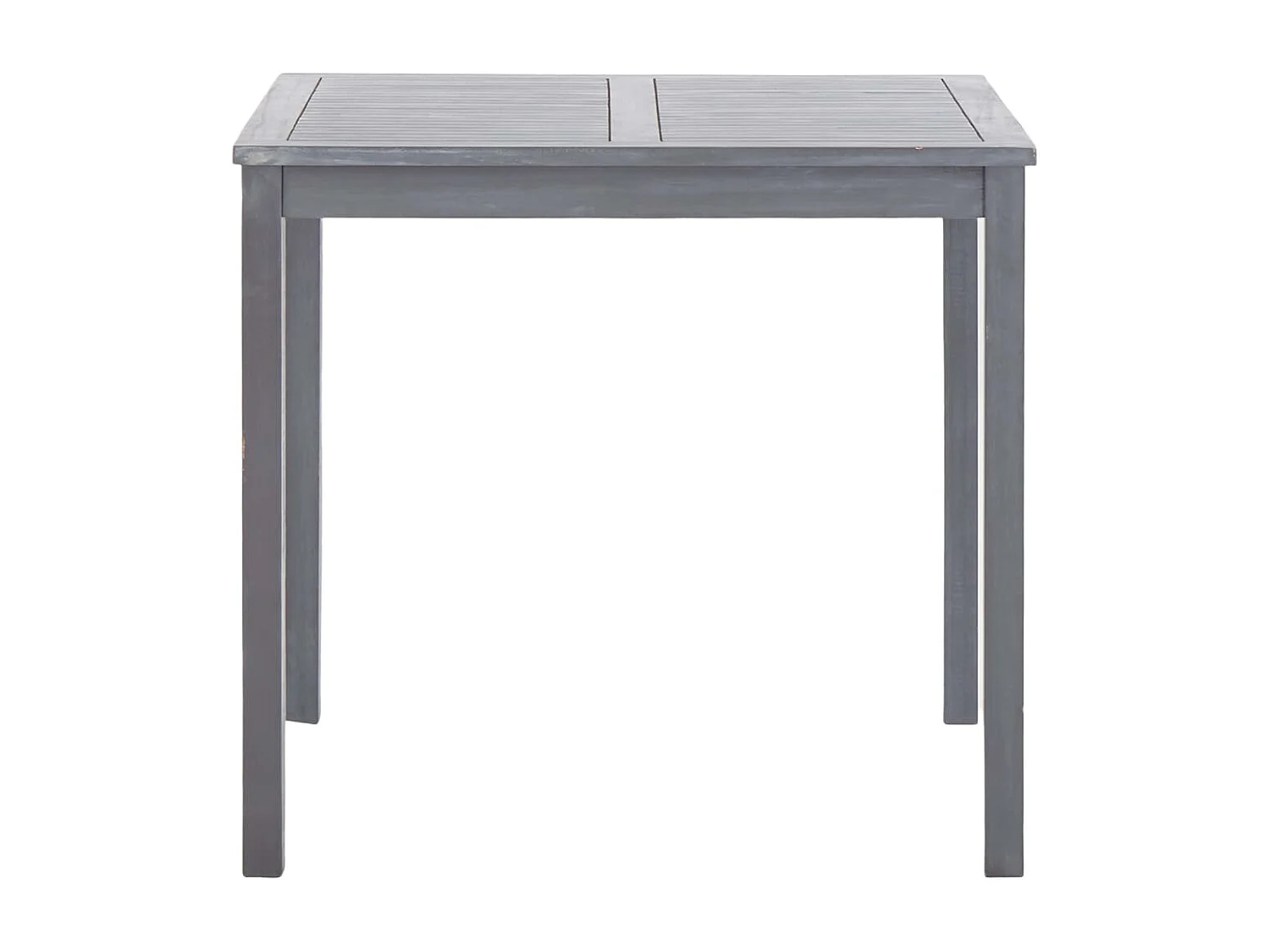 Garden Furniture -  Ensemble à manger de jardin 5 pcs Bois d'acacia massif Gris