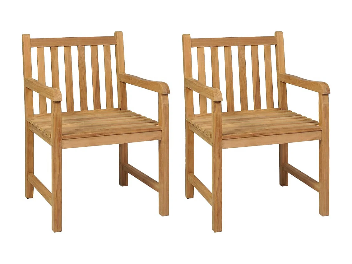 Uldum  3-delige tuinset 80x80 cm massief teakhout