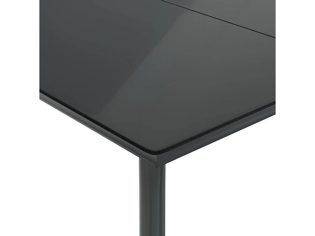 Zynrik  Set comedor de jardín 5 piezas y cojines ratán sintético marrón