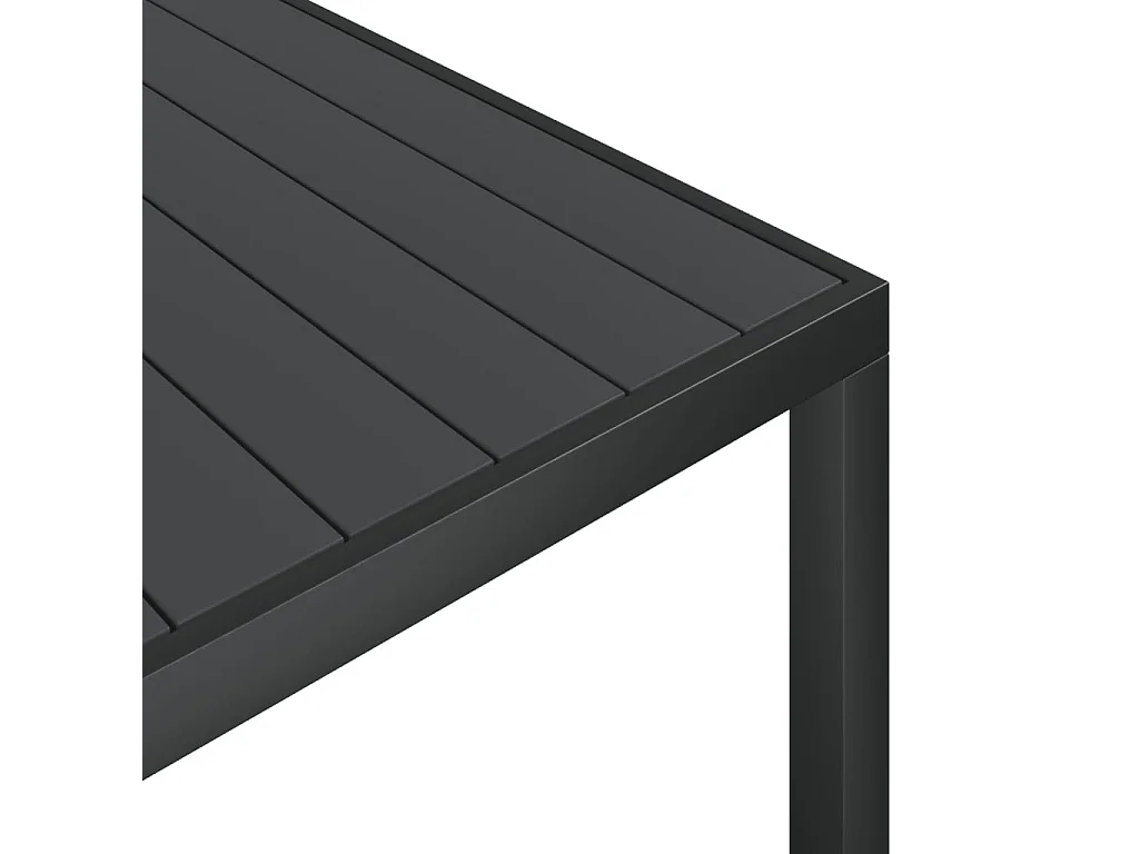 Westerbeek  7-delige Tuinset aluminium zwart