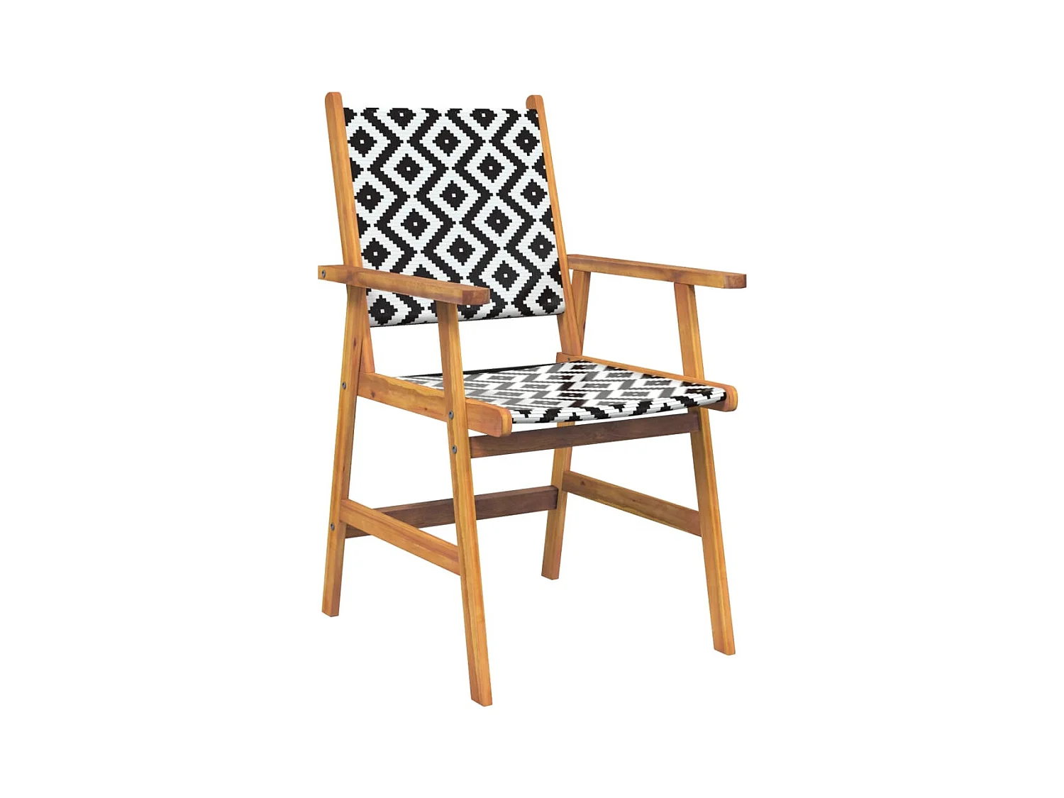 Skaldr  Ensemble à manger de jardin 3 pcs Bois d'acacia solide