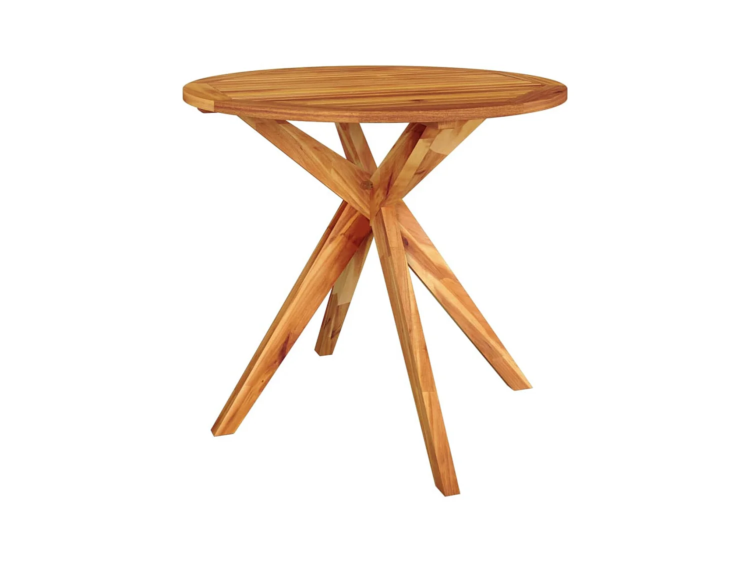 Skaldr  Ensemble à manger de jardin 3 pcs Bois d'acacia solide