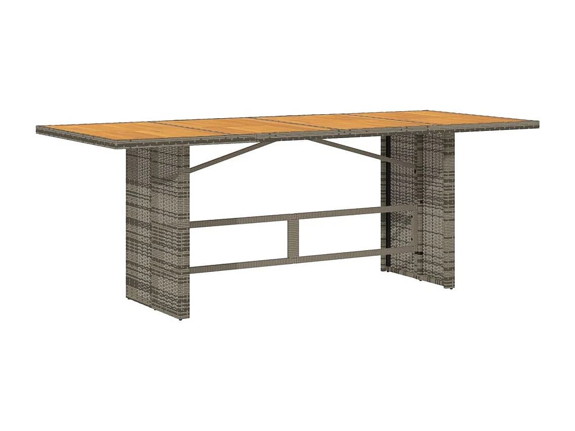 Gylfre  7-delige Tuinset met kussens poly rattan grijs