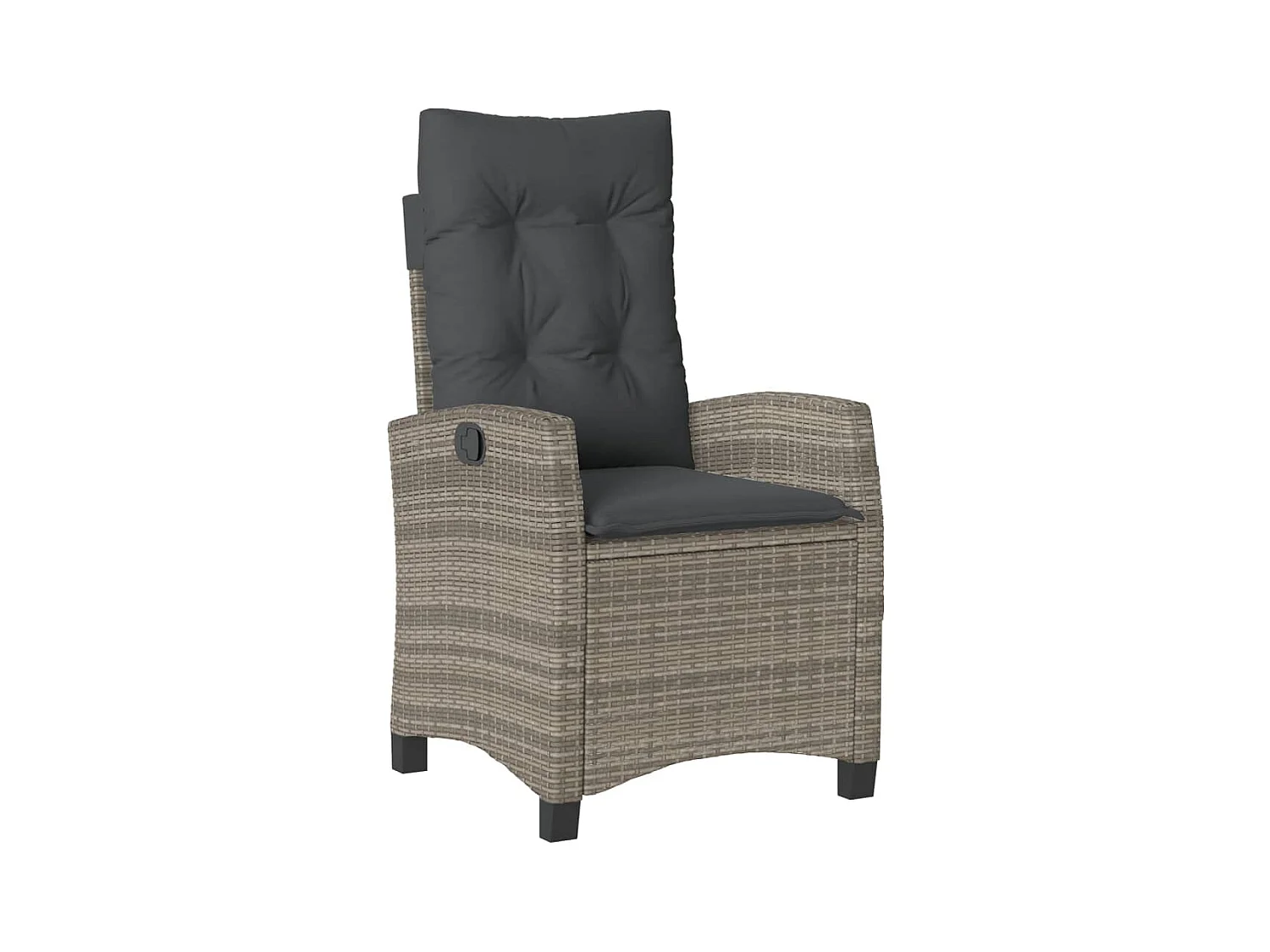 Bryndra  Ensemble à manger de jardin et coussins 7 pcs gris rotin