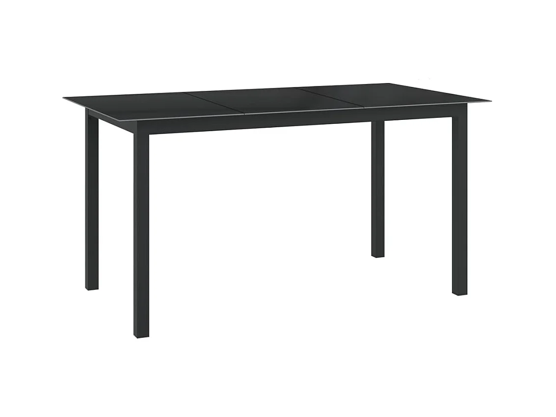 Cassano delle Murge  Ensemble à manger de jardin 7 pcs aluminium anthracite