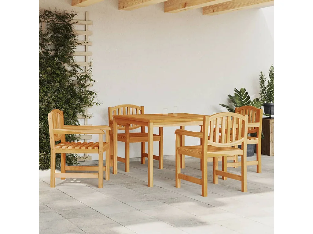 Prolenta Premium -  5-delige Tuinset massief teakhout