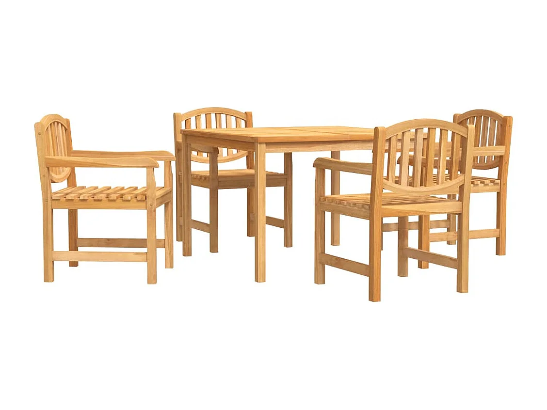 Prolenta Premium -  5-delige Tuinset massief teakhout