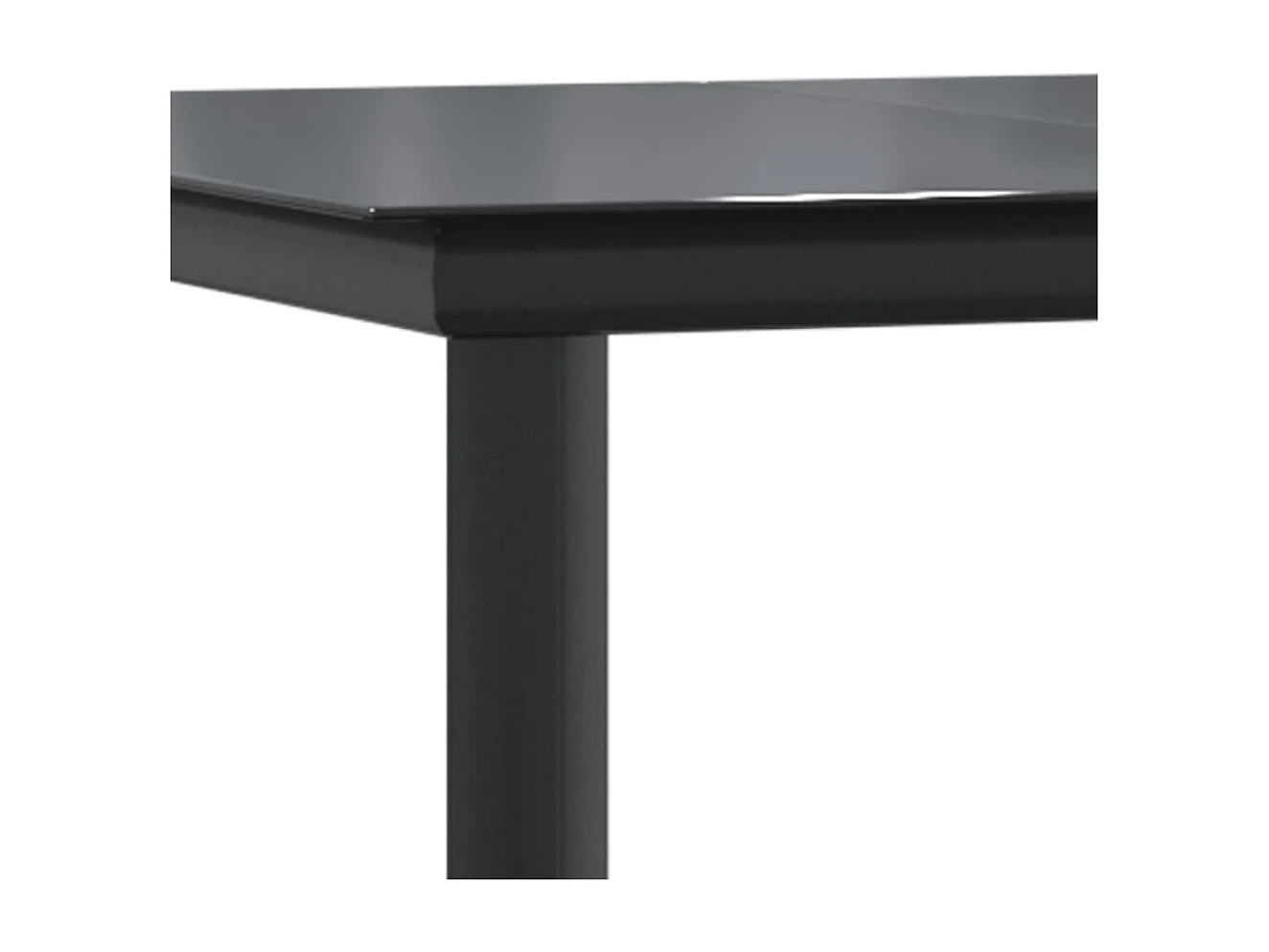 Prolenta Premium -  Ensemble à manger de jardin 3pcs coussins gris clair poly rotin