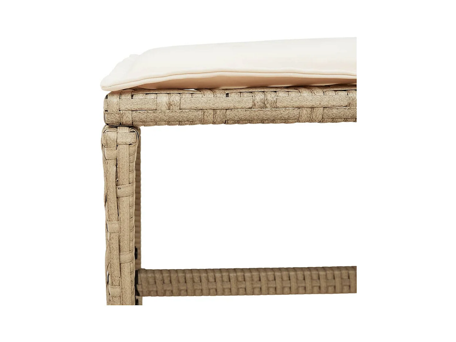 Kirkland  Ensemble à manger de jardin et coussins 17 pcs beige