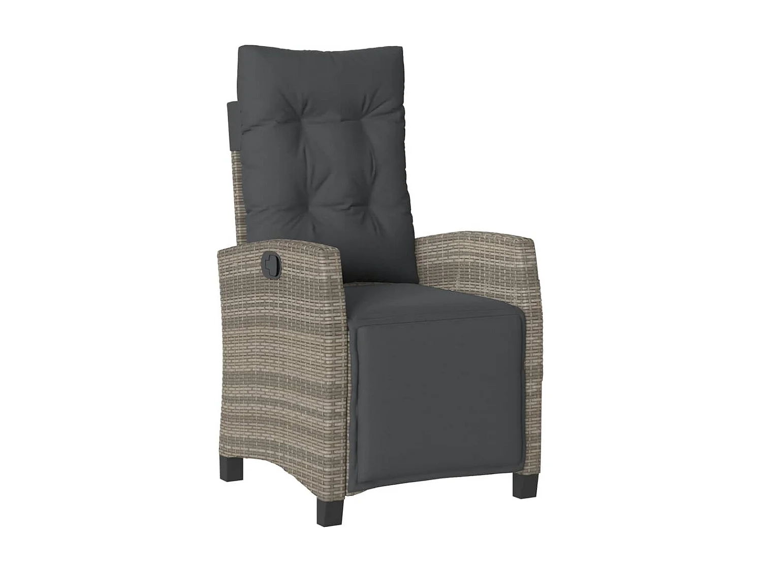 Prolenta Premium -  Ensemble à manger de jardin 3 pcs avec coussins Gris