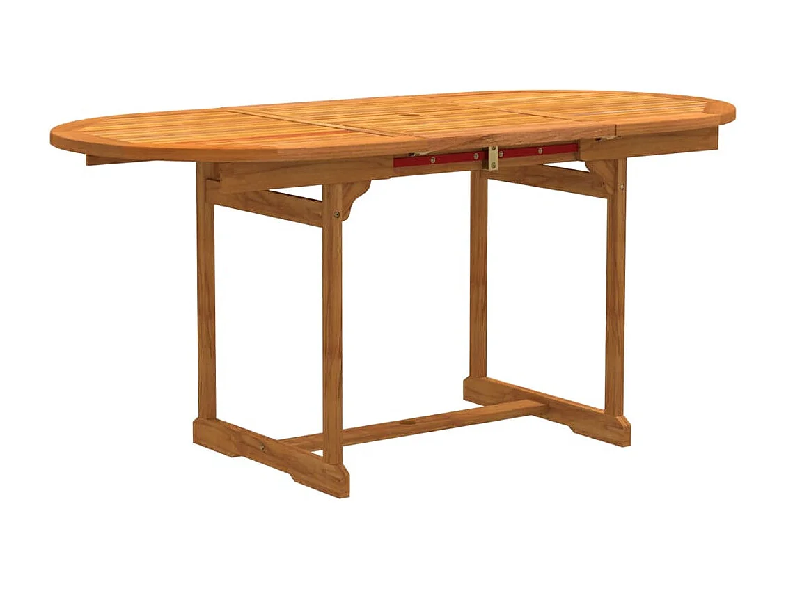 Carrizo Springs  Ensemble à manger de jardin 5pcs bois d'acacia solide textilène