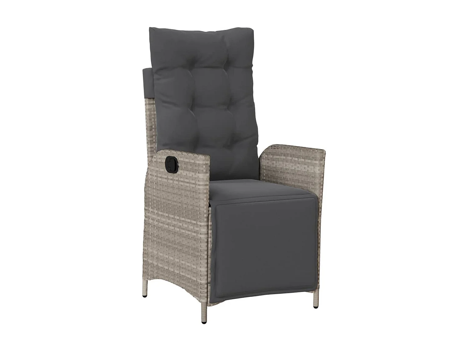 Sadie Claire  5-delige Tuinset met kussens poly rattan lichtgrijs