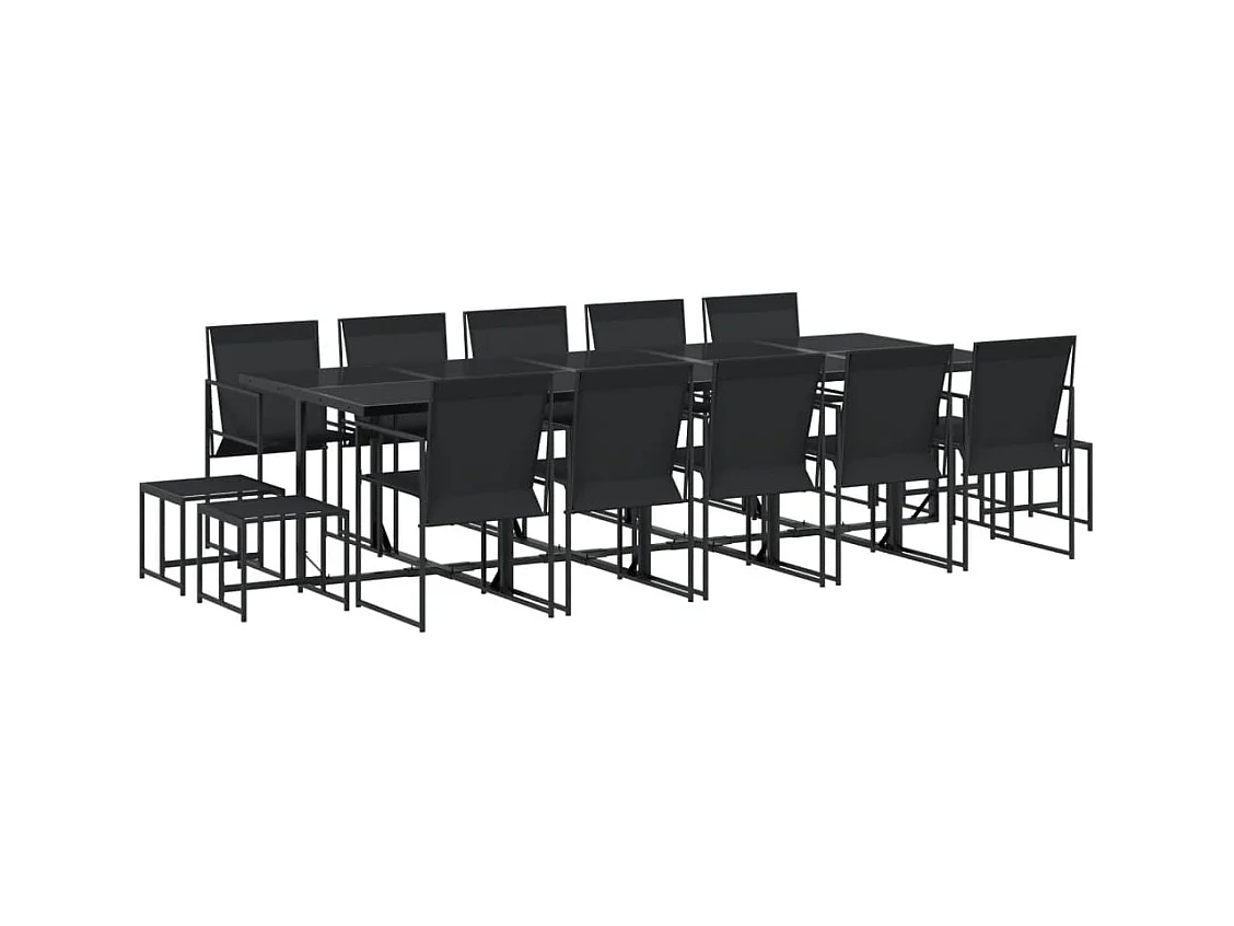 Sophie Rae  15-delige Tuinset textileen zwart