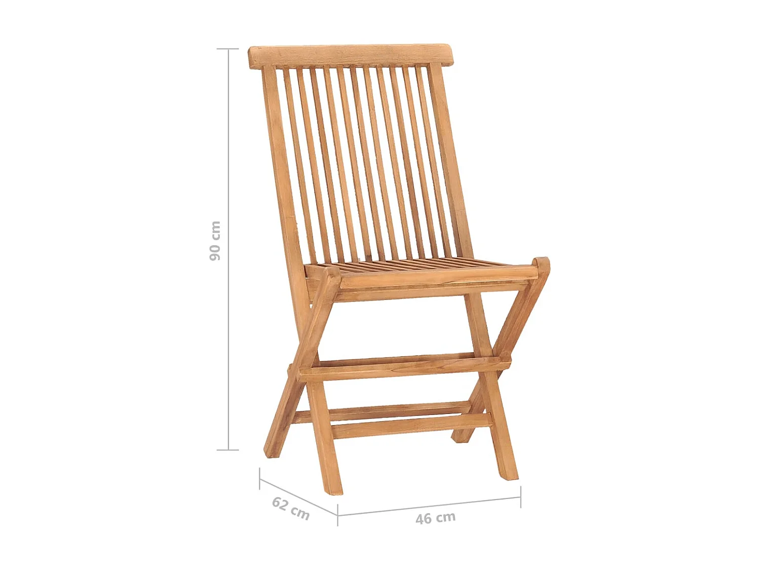 Danaë  Set comedor de jardín plegable 3 piezas madera de teca cojines